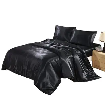 15 pure silk satin bedding set Home Textile King size voodi komplekt voodi riided tekikott korter leht padjapüürid