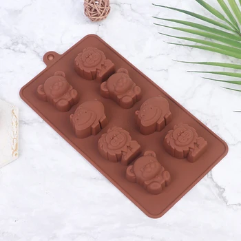 Ice Mold Loomade Silikoon Hallituse Hippo Lõvi, Karu Kuju Šokolaadi Seep Kook Dekoreerimiseks DIY Kööginõud Bakeware Küpsetamine Vahendid