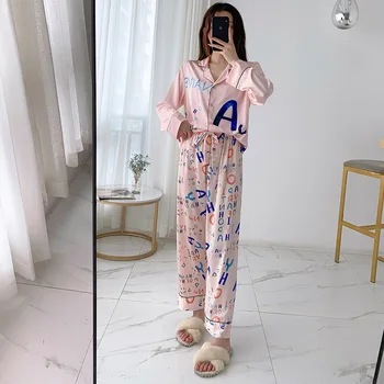 Uus lihtne ja õhuke vabaaja pidžaama kodu riided naiste sexy sleepwear naiste pidžaama