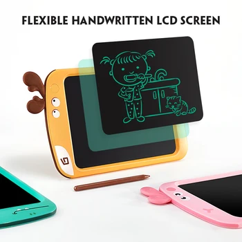 Lapse Haridus-Käsikiri Padjad 8.5 Inch Cartoon LCD Kirjalikult Tablett Elektrooniline Digitaalne joonestuslaud Mänguasjad Kaasaskantav Tahvli