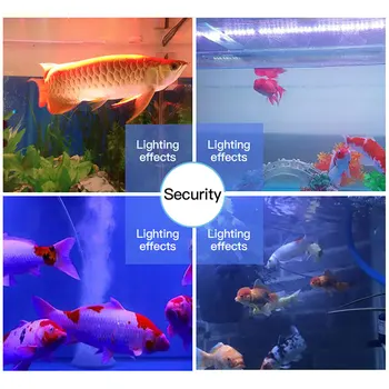 ELI ja USA Pistik RGB Remote Akvaariumi Kala Tank Valguse Veekindel 5050 SMD LED Riba Valgus Vee Lamp Sukeldatavad 19-49CM
