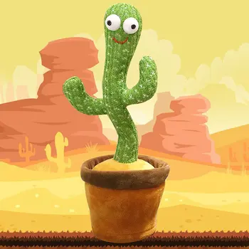 Tantsimine Cactus Palus Mänguasjad Raputada Naljakas Varajase Hariduse Mänguasi 120 Inglise Laulud Helendav Cactus Mänguasjad Loomingulised Kingitused