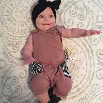 Lapsed Baby Girl Boy Sipukad Bodysuit Kombekas Lühikesed Püksid Varustus Riided Suve