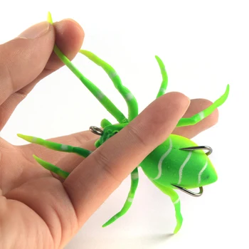 5 Tk Spider Pehme Sööt Kalapüügi Peibutis Konksud Silikoon Kunstlik Softbait Landid Realistlik Disaini 8cm pesca Sööt Kalapüügi Peibutis