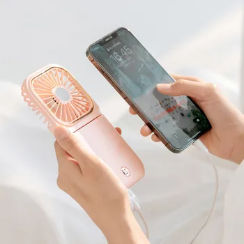 Mini Jahutusventilaator 3 In 1 Kokkupandav Mobiiltelefoni Omanik Fänn Rippus Kaelas Laadimine Aare Väike Fänn Usb Laetav Kaasaskantavad Fänn