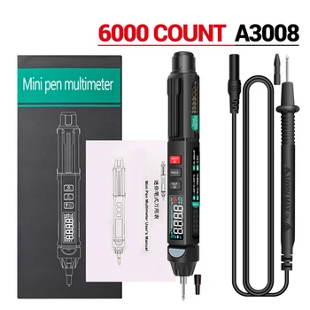 A3008 Pen Digitaalne Multimeeter Suure Täpsusega 6000 Loeb Pinge Takistus, Dioodi Pihuarvutite Tester Elektri-Vahend