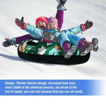 PVC Täispuhutavad Ski Ringi Sport Heavy Duty Lumelaua Lapsed Hakkama Muru, Liiv Rehvi Lumelaua Koos Lumelaua Donut