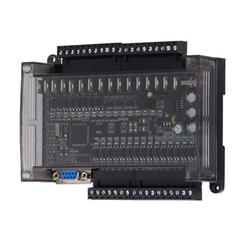 Industrial Control Board PLC DC24V Programmeeritav Loogiline Kontroller Toetab 485 VÕIB 3U-32MT Industrial Control Module Must