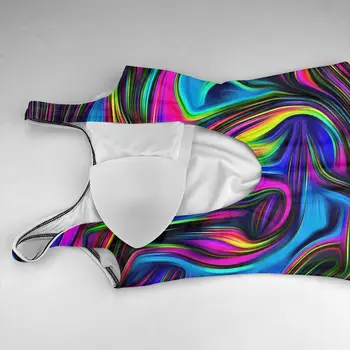 Noorte Stiil Paisley Naised Ühes Tükis Bikinis Dots Seksikas Tankini Daamid Ujumistrikoo Suvel Rannas Kanda Bikiinid Komplekti Tüdrukute Supelkostüümid