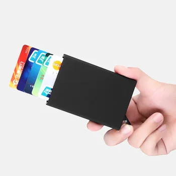 Kõrge Kvaliteediga Klassikaline Kanada Sümbol Automaatne Pop-Up Krediidi-Kaardi Hoidiku Kaas Rfid-Alumiinium Tasku Rahakoti