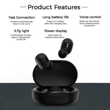 TWS Kõrvaklappide Traadita Stereo Peakomplekt 5.0 Digitaalne LED Ekraan Sport Earbuds Jaoks Oppo Huawei ja Iphone Bluetooth-ühilduvad Kõrvaklapid