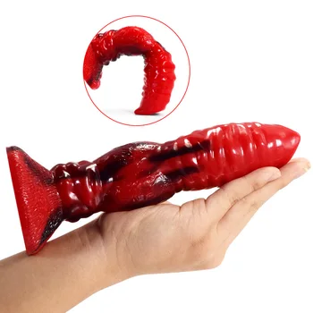 Täiskasvanud sugu toodete hunt koera loomade dildo peenise naissoost masturbatsioon kinni anal plug masturbatsioon seade värv sugu mänguasi pehme dildo
