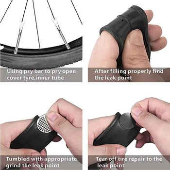 19 Tükki Jalgratta lohvi Parandamise Tööriista Komplektid Bike Jalgrattasõit Seadme Suur Bike Rehvi Muudatused Bike Toru Parandamise Tööriista Komplektid