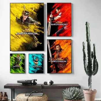 Marvel Loki Hulk Filmi Thor Ragnarok Filmi Propaganda Kunsti Plakati Printimine Lõuendile Maali Tuba Decor Kodu Kaunistamiseks Kaasaegne