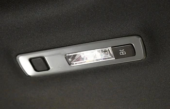 Sobib Mercedes-Benz A-Klass W177 V177 2019-2021 Auto Tarvikud Terasest Hõbedane/Carbon Tagumine Lugemine Kerge Lambi Kate Sisekujundus 2tk