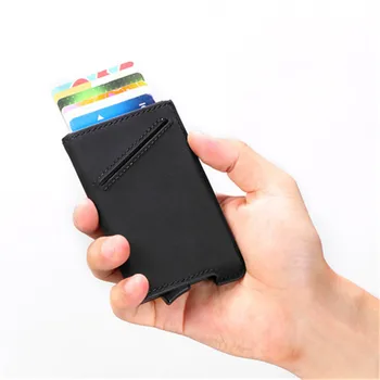 ZOVYVOL Uus RFID Krediitkaardi Omanik Automaatne Kott Krediitkaardi Meeste ja Naiste Unisex Kõrge Kvaliteedi ID Juhul PU Nahast Rahakotid