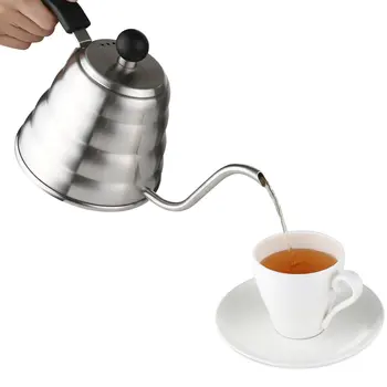 Kohv Valatakse Üle Veekeetja - Roostevabast Terasest Gooseneck Veekeetja Jaoks Tilguti Kohvimasin, 1.2 L