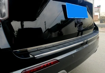 Auto Stiil 1TK Roostevabast Terasest Tagumine Pagasiruumi Tagaluugi Vormimise Riba Katab Sisekujundus Ford Explorer 2020 2021 tarvikud
