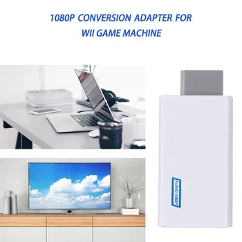 Valge Plastikust HDMI-ühilduva HDMI-ühilduv Adapter Converter 1080P Väljund Upscaling Adapter Converter
