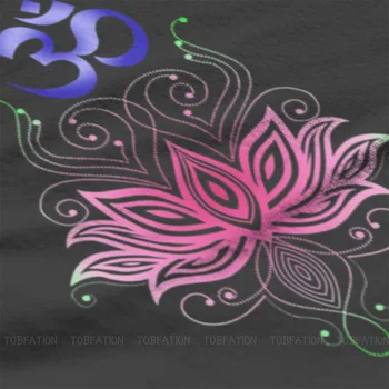Buddha Kuju Graafiline Maali Lotus-Om Tshirt Crewneck Populaarne Suur T-Särk, Tees Top Puuvill Vintage Klassikaline Riided