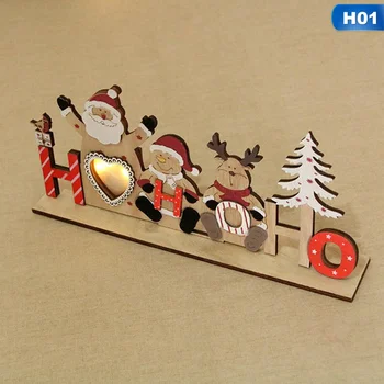 Jõulud lasergraveerimine Puidust Helendav Täht Kaardi Kaunistused Christmas Tree Teenetemärgi Diy kokku pandud Laste Kingitused
