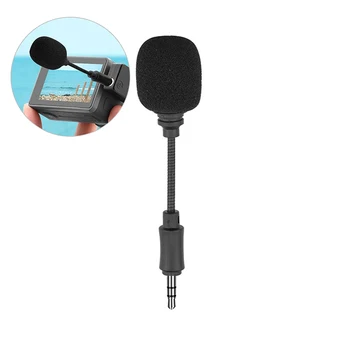 3.5 mm Mini-Mikrofon-Line Kolme Postid Lühike Mikrofon DJI OSMO Tasku Action Kaamera