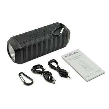 Bluetooth-5.0 Juhtmeta Kõlar koos 3600MAh Suure Mahutavusega Aku LED-Taskulamp Telkimine Laterna TF Kaart Kõlar