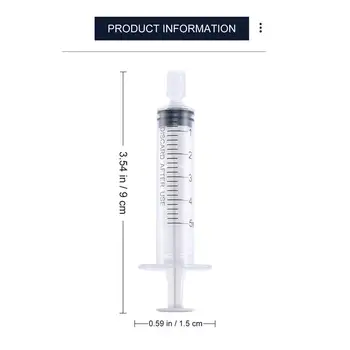 10 Tk Vedeliku Mõõtmiseks Süstalt Vahendid Aplikaator Parfüümi Meetme Süstlad ühekordseks kasutamiseks mõeldud steriilne Süstal Vahendid üksikute pakkimine