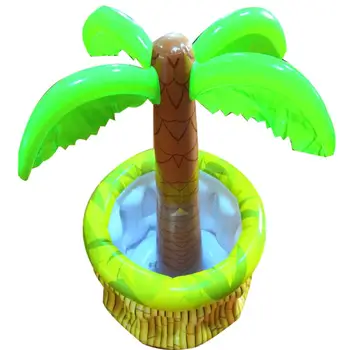 Jää Bucket Vikerkaar pilved Kookospähkli puu Juua Omanik Vee-Lõbus Mänguasi, Täispuhutavad Ujuvad Suvel Rannas Bassein Osaline Pakkumine