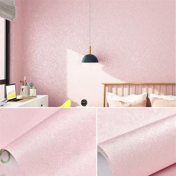 Vinüül isekleepuvad silk tapeedi rulli lihtne mitmevärviline kontakt paber-elutuba, magamistuba seina kodu kaunistamiseks film luksus kuum