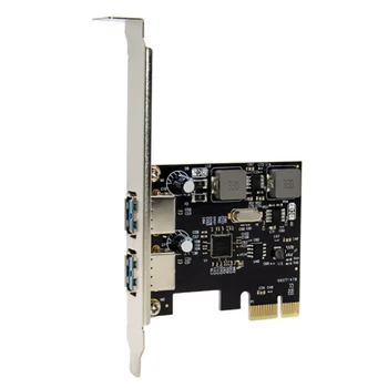 PCI-E NEC720202 Dual-Port USB 3.0 Super-High-Speed laienduskaardi 5V/3A/Sadama Self-Powered for PC