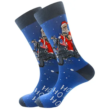 Naiste Sokid Jõulud 12 Värvi Meeste Sokke Põder Kelk Santa Õnnelik Sokid Multi-Värviline Tootja Puuvill Individualty