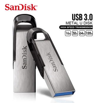 5TK Originaal SanDisk CZ73 USB Flash Drive 16GB 32GB 64GB 128GB USB 3.0 Metallist Pen Drive mälupulk 32 64 128 GB Ladustamine U Disk