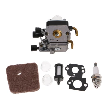 Kõrge Kvaliteediga Carburetor Õhu-Kütuse Filter süüteküünal Carb Komplekt STIHL FS38 FS45 KM55