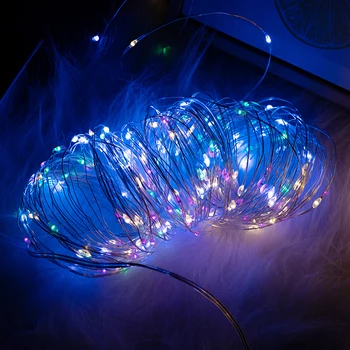 5/20m String LED Valgus, Vask Traat Haldjas USB Power Puhkus Valgustus Vanik Home Christmas Tree Kaunistused Uus Aasta Vanik