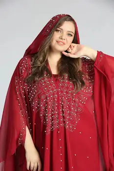 Aafrika Kleidid Pluss Suurus Naised Dashiki Täielik Teemant Aafrika Riided Abaya Dubai Moslemi Kleit Aafrika Boubou Rüü