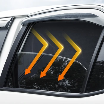 Näiteks Mazda Axela Sedaan 2013-2018 Magnet Mesh Auto Esi-tagaklaasi Kokkupandav Kardin Esiklaas Päikesevarju Blokeerida UV-Kaitse
