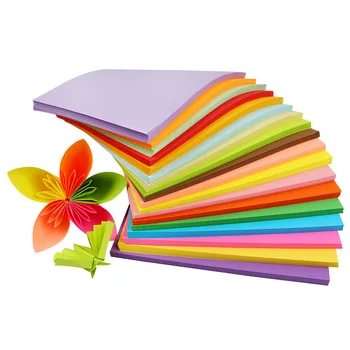 70gsm A4 Värviline Koopia Paber Laste DIY Käsitöö Origami Käsitöö Paberi Lõikamise Kunst Paber 100tk
