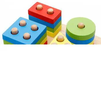 Atraktiivne Haridus-Õppimine Montessori Mänguasjad Puidust Masti Geomeetriline Kuju Luure Huvitav Matemaatika Mänguasjad Lastele Lapsed