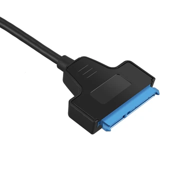 Converter cable USB 3.0 port Sata III SSD / HDD 2.5 tolli, Must / antratsiit