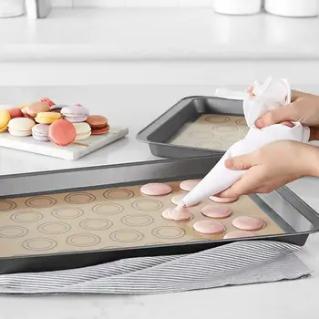 Silikoon Macaron Küpsetamine Mat - eest Küpsetada Pannid - Macaroon/Saia/Cookie Teha - Professionaalne Hinne Nonstick Köögi-ja Toiduvalmistamise Vahend