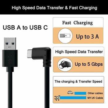 10Ft USB3.1 Type C Link Cable High Speed for Oculus Quest Link Cable 5Gbps Transfer