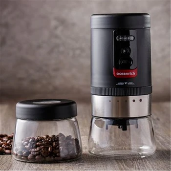 Elektriline kohviveski USB Kohvi Jahvatamise Masin 20g Keraamiline Burr Jämedus 5-astmeliselt Reguleeritav kohvi veski Köök