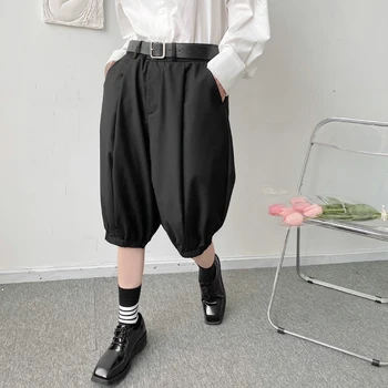 Meeste Lühikesed Püksid Suvel Rannas Lühike Mees-Jaapani Stiil Casual Fashion Mustad Püksid 2021 Uus