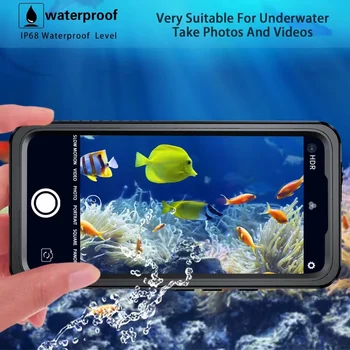 IP68 Veekindel Põrutuskindel Ujumine Telefoni puhul Google Pixel 4A 5G Veealuseks Sukeldumine Foto Video Silikoonist Kaitse Katte