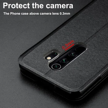 Akna ees kaas xiaomi Redmi Lisa 8 pro Juhul Note8pro coque PU nahk telefon Juhtudel Redmi Note8 pro 8pro klapp kest