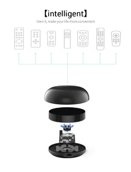 Smart home Kontroller, IR Kaugjuhtimispult Smart wifi Universaalne Infrapuna Tuya eest TV DVD AUD AC Töötab Alexa Google Kodu