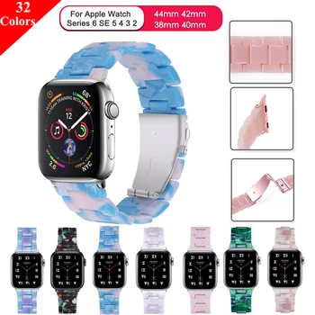 2021 Vaik Watchband Rihm Apple Watch band 44 40 38mm 42mm Läbipaistev Käevõru iWatch Seeria 6 SE 5 4 3 2 1 Accessorie