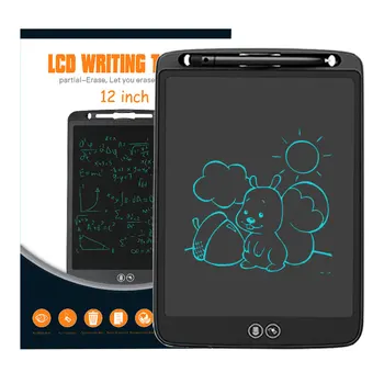 LCD Kirjalikult Tablett 12Inch Alguses Haridus-Joonistus Mänguasi Elektrooniline Käsikiri Padjad Käsitöö Nullist Maali Juhatuse Lastele Kingitus