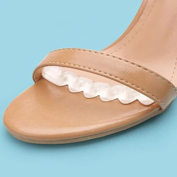 2tk Non-Slip Tallad Kleebise Jaoks Kõrged Kontsad Flip Flop Sandaalid Silikoonist Naiste Elegantne isekleepuvad Suu Plaaster Geel Esijalgade Pad